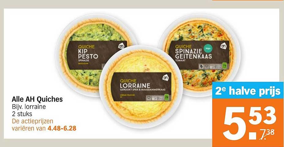 Alle AH Quiches Aanbieding Bij Albert Heijn 1Folders Nl