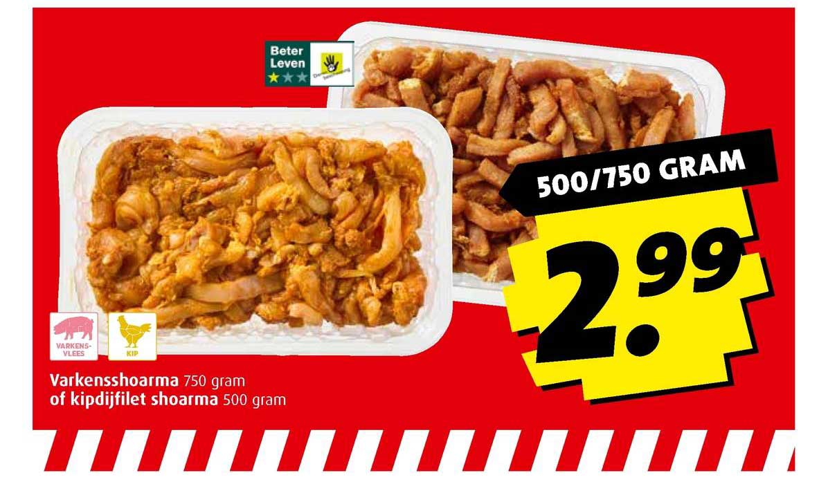 Varkensshoarma Of Kipdijfilet Shoarma Aanbieding Bij Boni Folders Nl