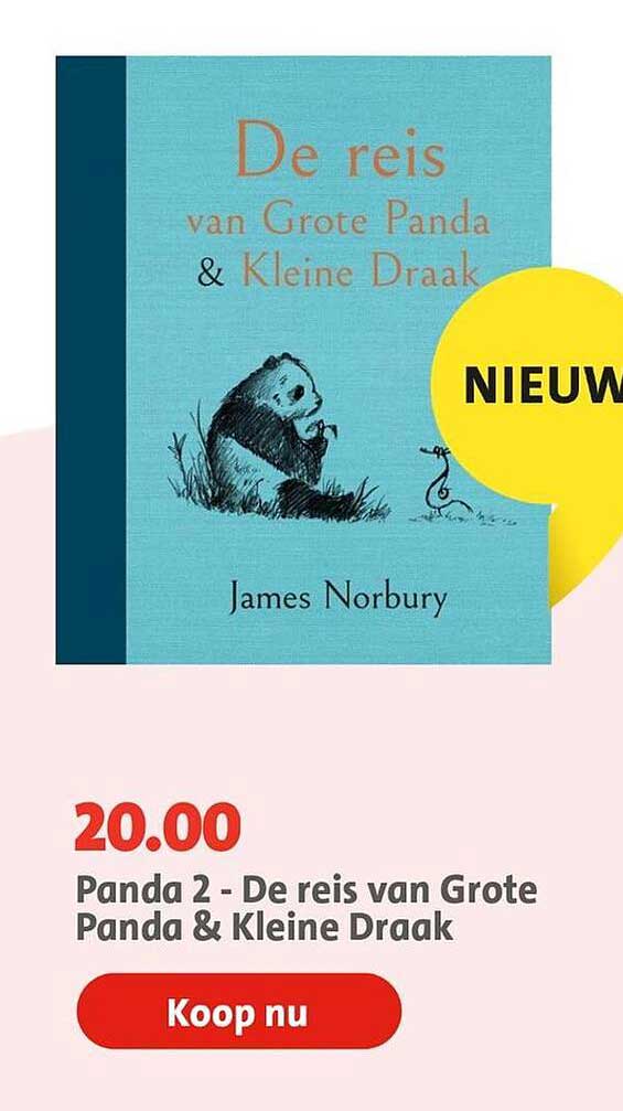 Panda 2 De Reis Van Grote Panda Kleine Draak Aanbieding Bij Bruna