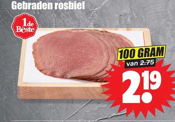 Gebraden Rosbief Aanbieding Bij Dirk Folders Nl