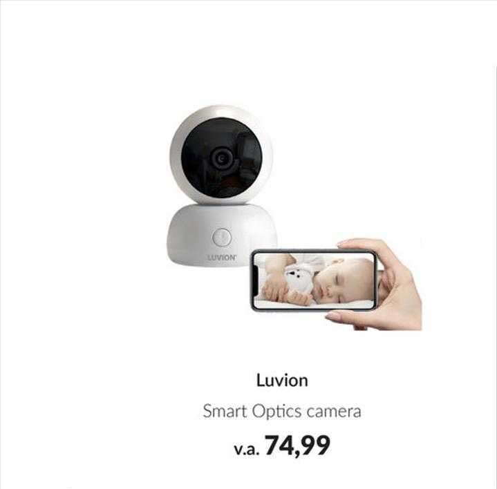 Luvion Smart Optics Camera Aanbieding Bij Babypark Folders Nl