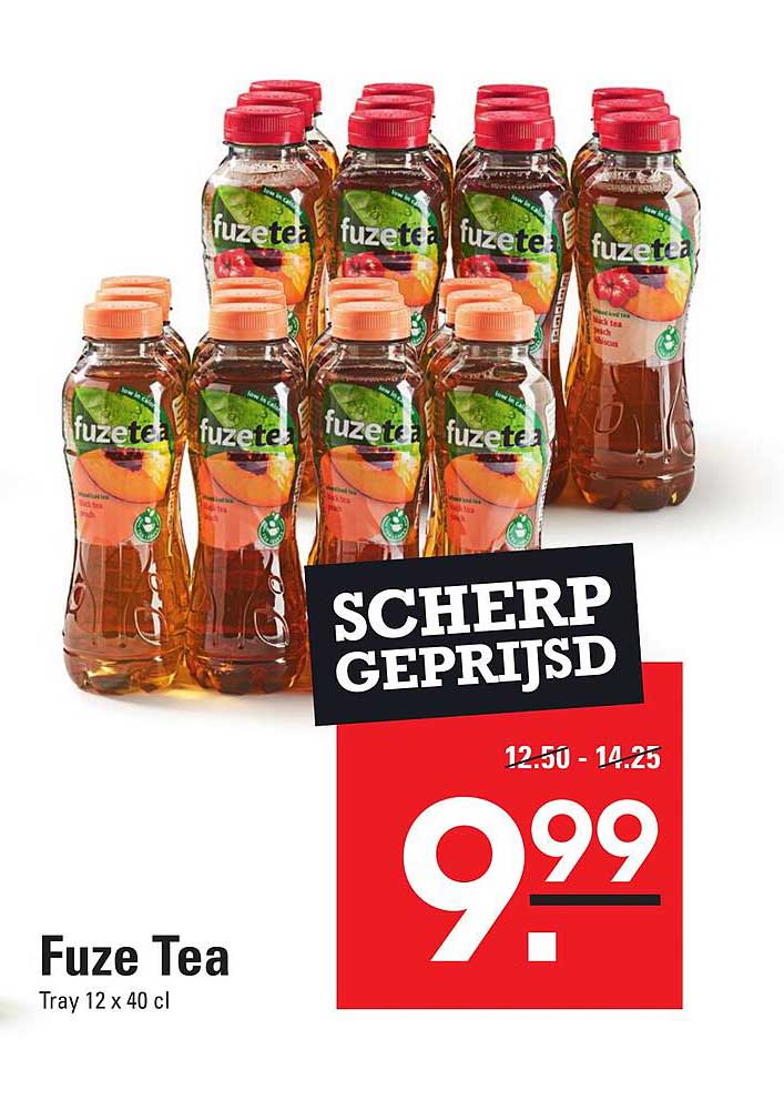 Fuze Tea Aanbieding Bij Sligro Folders Nl