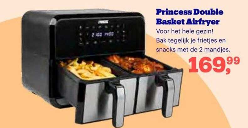 Princess Double Basket Airfryer Aanbieding Bij Bol 1Folders Nl