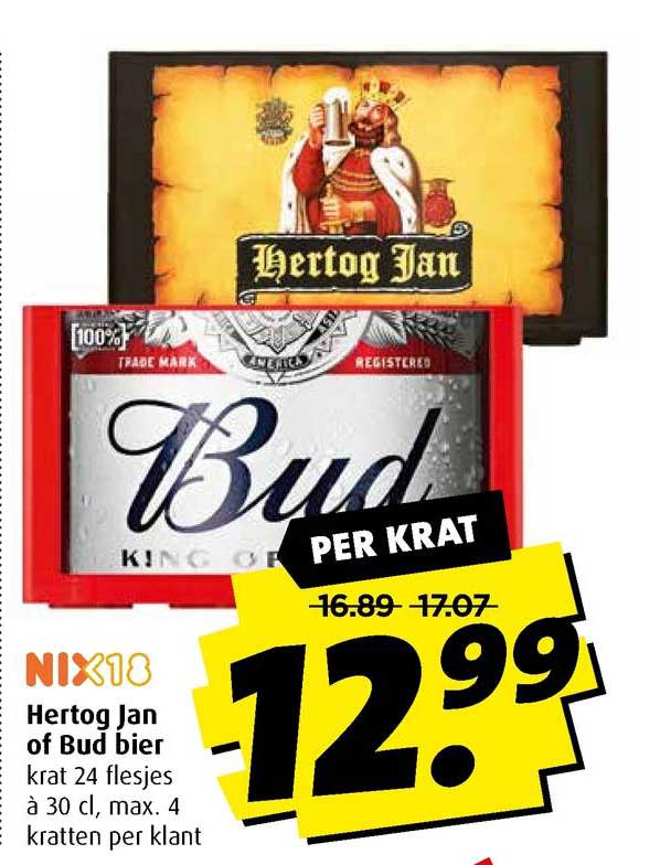 Hertog Jan Of Bud Bier Aanbieding Bij Boni 1Folders Nl