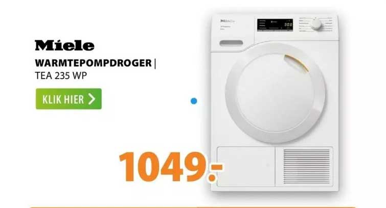 Miele Warmtepompdroger TEA 235 WP Aanbieding Bij Expert 1Folders Nl