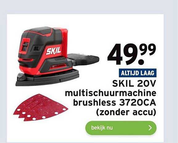 Skil V Multischuurmachine Brushless Ca Zonder Accu Aanbieding