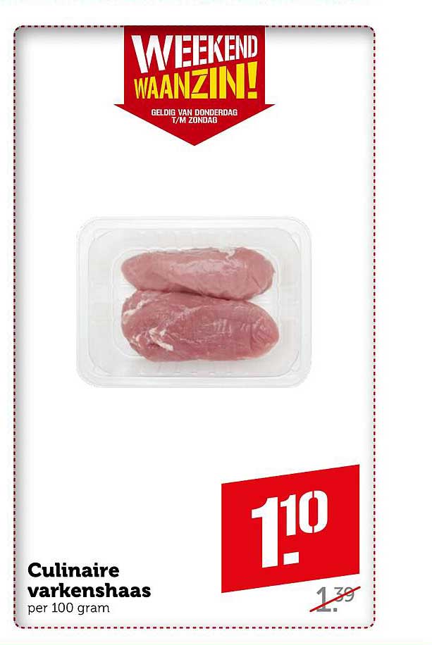 Culinaire Varkenshaas Aanbieding Bij Coop 1Folders Nl