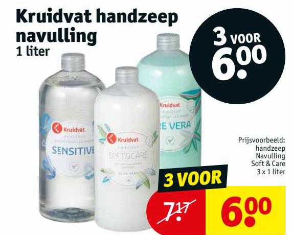 Kruidvat Handzeep Navulling Aanbieding Bij Kruidvat 1Folders Nl