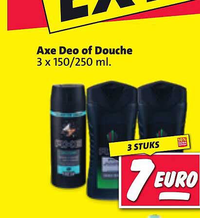 Axe Deo Of Douche Aanbieding Bij Nettorama 1Folders Nl