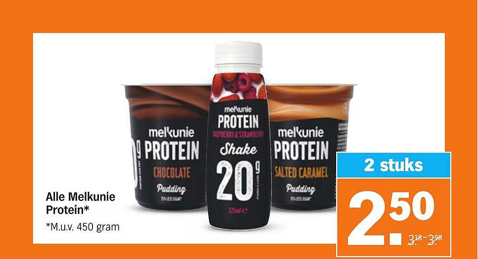 Alle Melkunie Protein Aanbieding Bij Albert Heijn Folders Nl