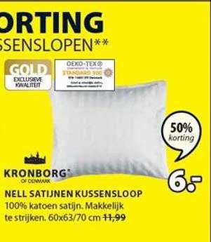 Nell Satijnen Kussensloop Korting Aanbieding Bij Jysk Folders Nl