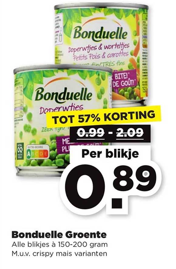 Bonduelle Groente Aanbieding Bij Plus Folders Nl