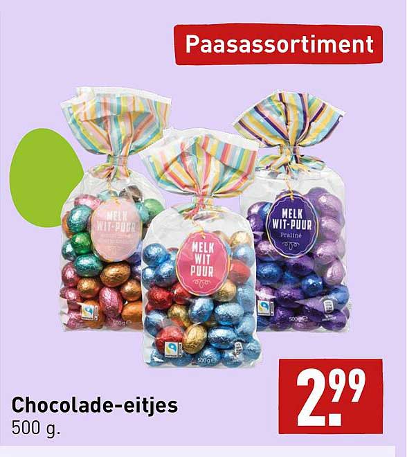 Chocolade Eitjes Aanbieding Bij Aldi Folders Nl