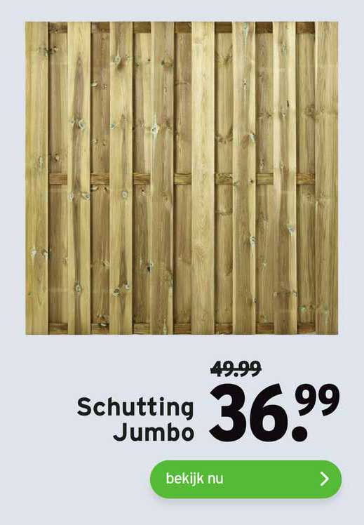 Schutting Jumbo Aanbieding Bij GAMMA 1Folders Nl