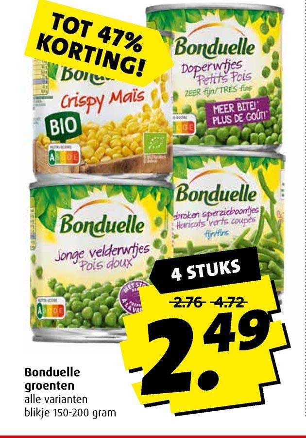 Bonduelle Groenten Aanbieding Bij Boni Folders Nl