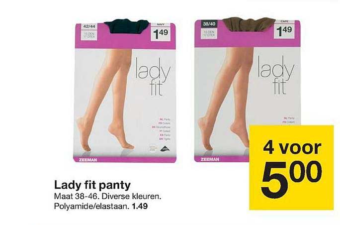 Lady Fit Panty Aanbieding Bij Zeeman 1Folders Nl