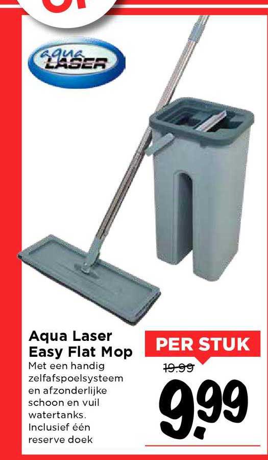 Aqua Laser Easy Flat Mop Aanbieding Bij Vomar 1Folders Nl