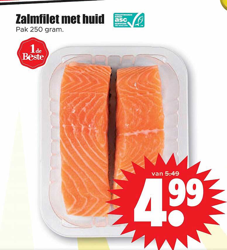 Zalmfilet Met Huid Aanbieding Bij Dirk 1Folders Nl