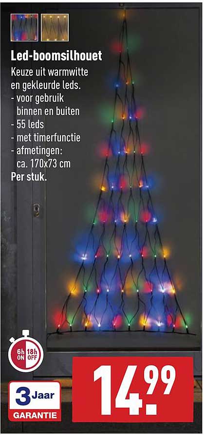 Led Boomsilhouet Aanbieding Bij ALDI 1Folders Nl