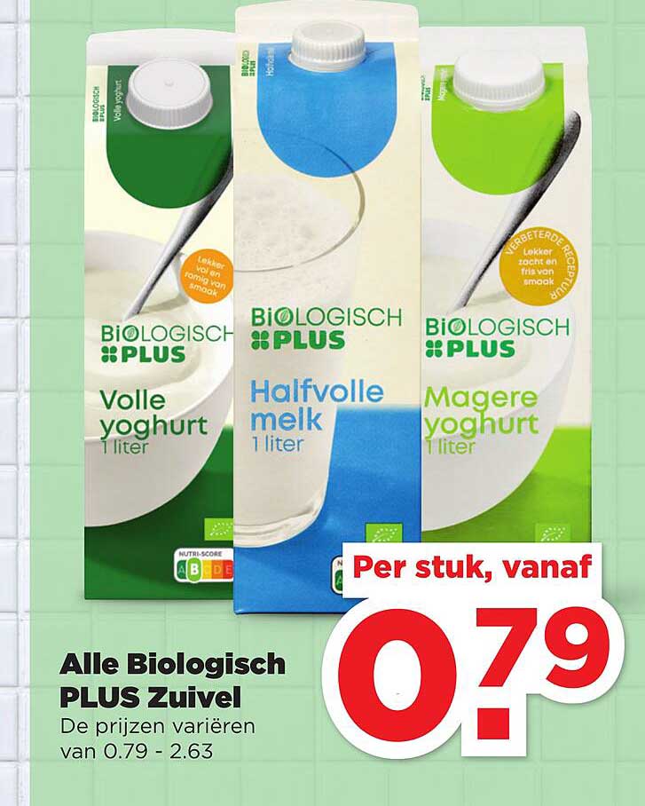 Alle Biologisch PLUS Zuivel Aanbieding Bij PLUS 1Folders Nl