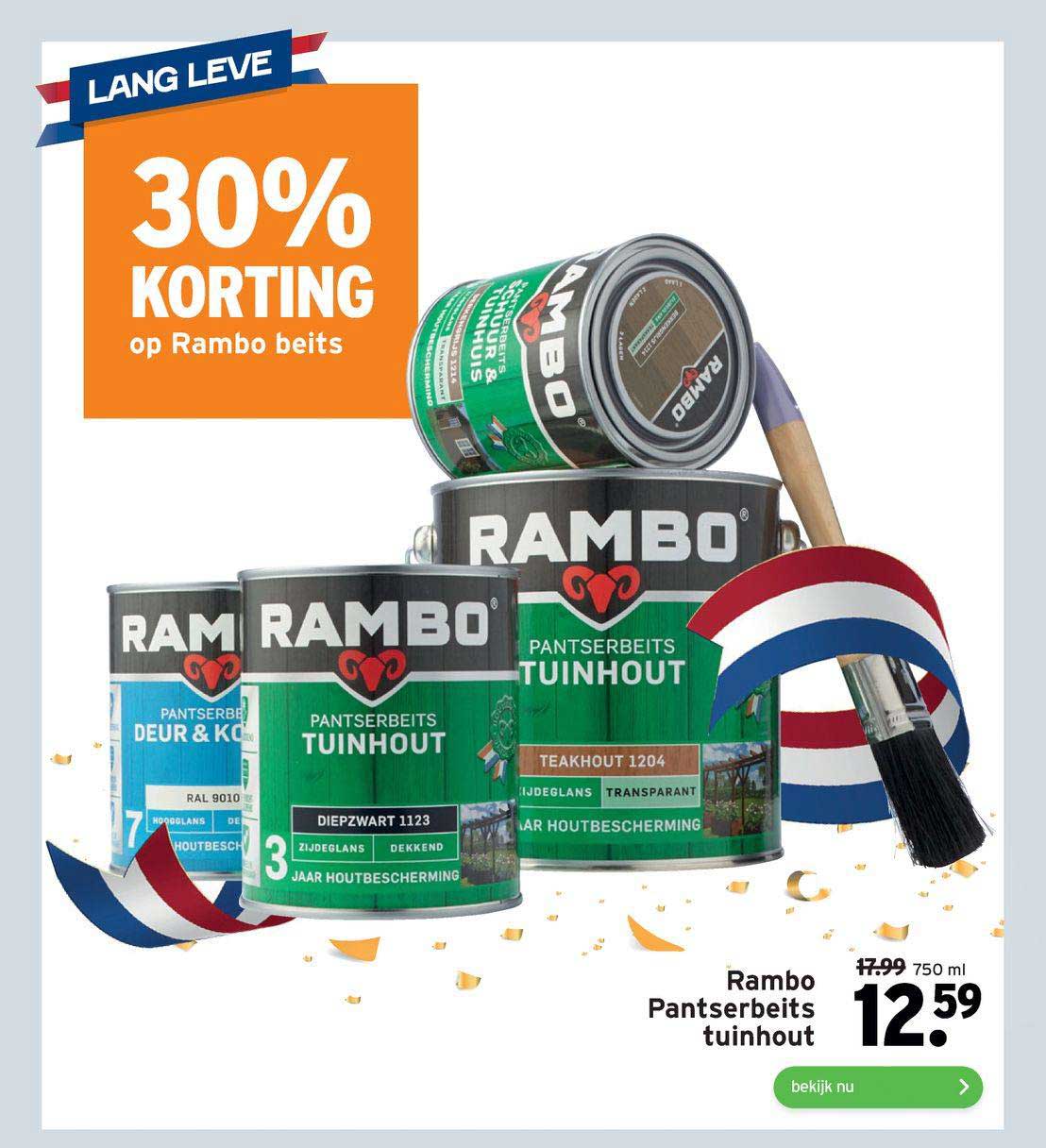 Rambo Pantserbeits Tuinhout Korting Aanbieding Bij Gamma Folders Nl