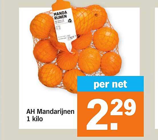 Ah Mandarijnen Kilo Aanbieding Bij Albert Heijn Folders Nl