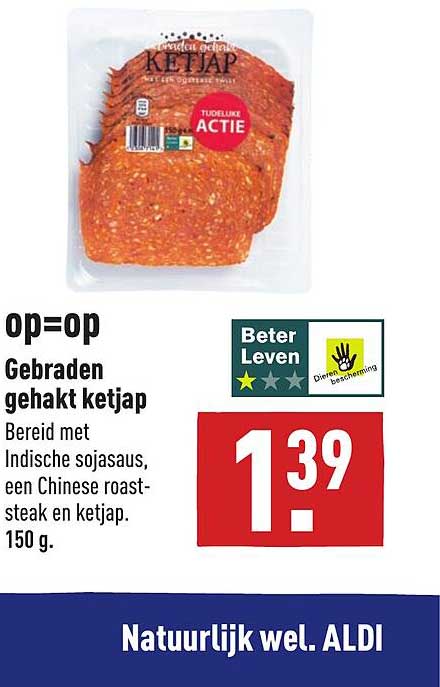 Gebraden Gehakt Ketjap Aanbieding Bij ALDI 1Folders Nl