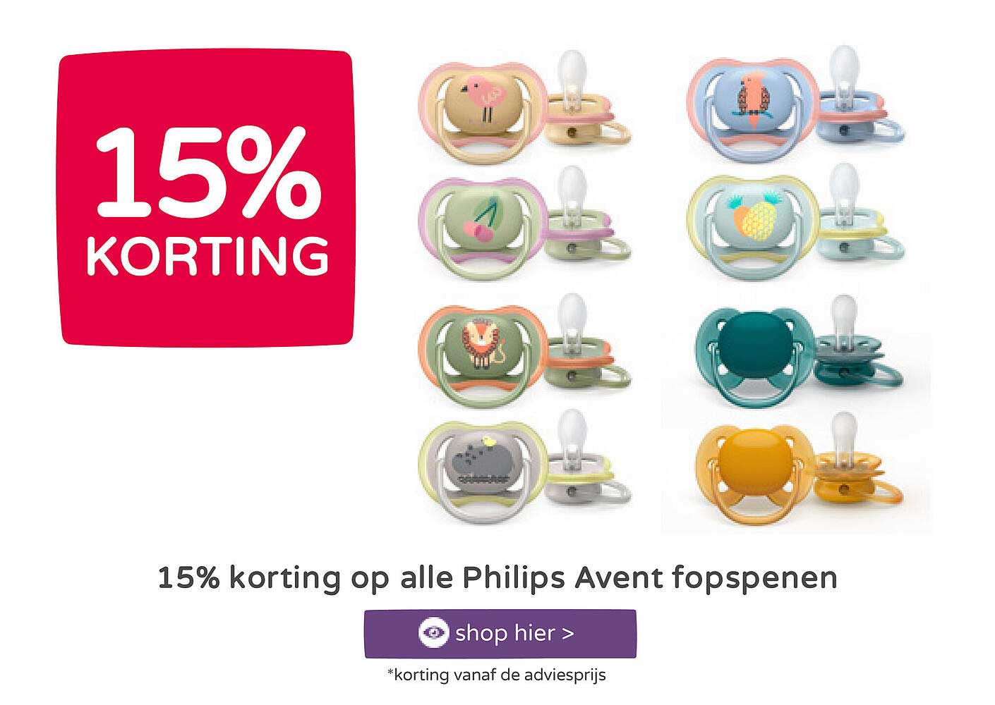 Korting Op Alle Philips Avent Fopspenen Aanbieding Bij Pr Natal