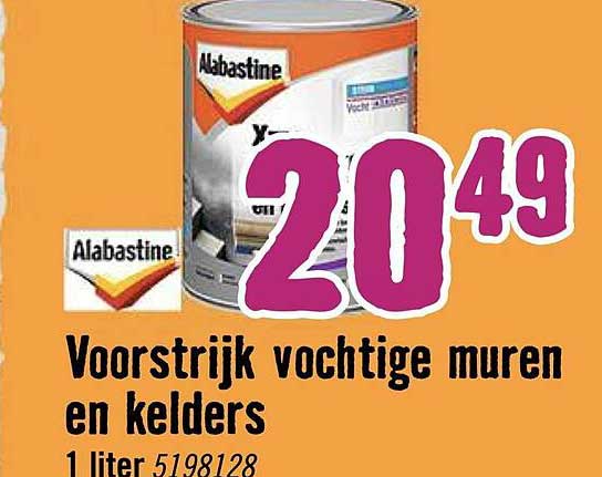 Alabastine Voorstrijk Vochtige Muren En Kelders Aanbieding Bij Hornbach