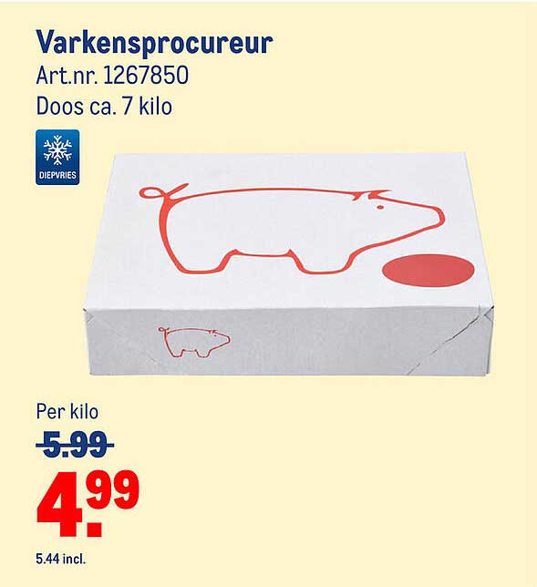 Varkensprocureur Aanbieding Bij Makro Folders Nl