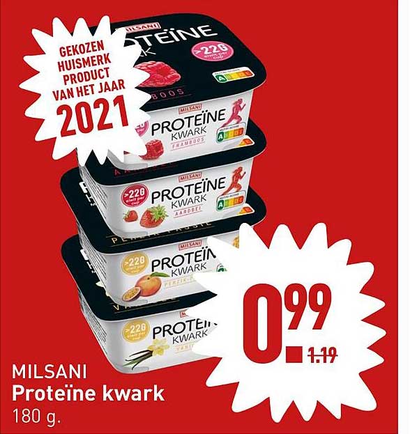 Milsani Proteïne Kwark Aanbieding bij ALDI 1Folders nl