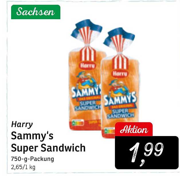 Harry Sammy S Super Sandwich Angebot Bei Konsum