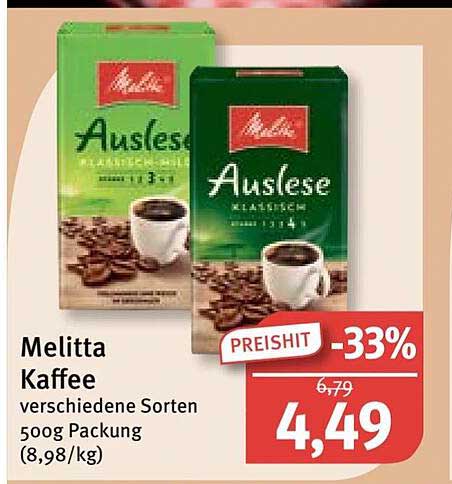 Melitta Kaffee Angebot Bei Feneberg Prospekte De