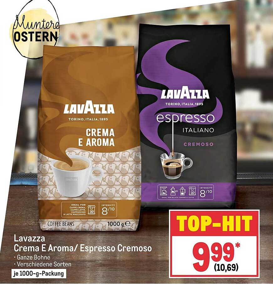 Lavazza Crema E Aroma Oder Espresso Cremoso Angebot Bei Metro