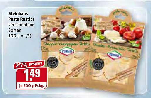 Steinhaus Pasta Rustica Angebot Bei Rewe Prospekte De