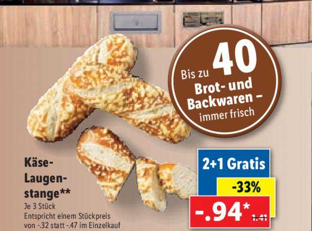 K Se Laugenstange Angebot Bei Lidl Prospekte De