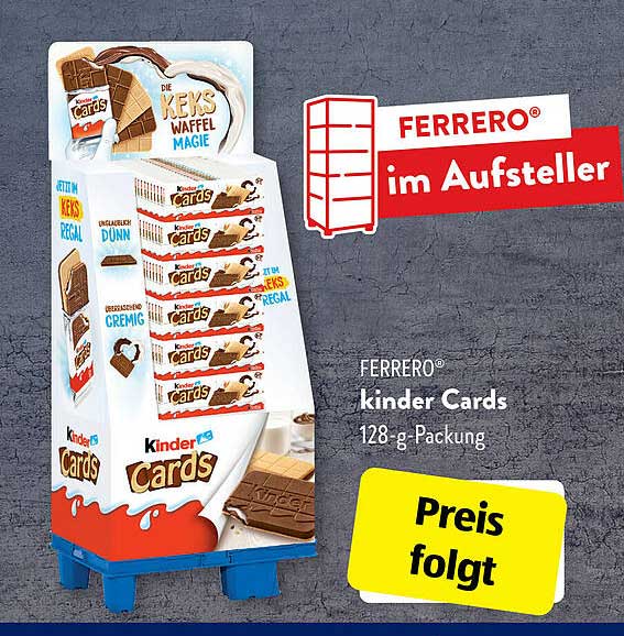 Ferrero Kinder Cards Angebot Bei Aldi S D Prospekte De