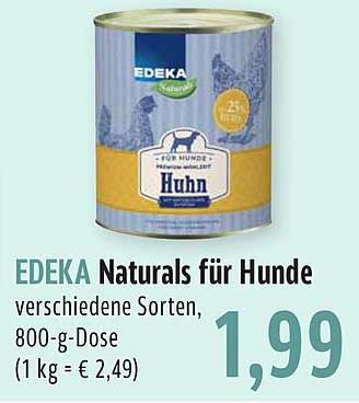 Edeka Naturals Für Hunde Angebot bei BUNGERT