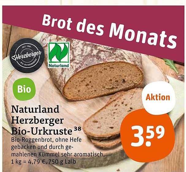 Naturland Herzberger Bio Urkruste Angebot Bei Tegut Prospekte De