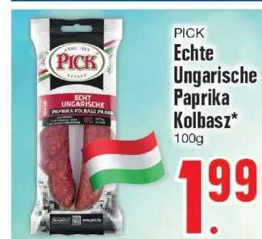 Pick Echte Ungarische Paprika Kolbasz Angebot Bei EDEKA 1Prospekte De