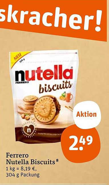 Ferrero Nutella Biscuits Angebot Bei Tegut