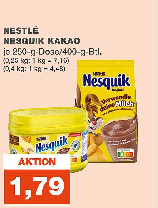 Nestl Nesquik Kakao Angebot Bei Real Prospekte De