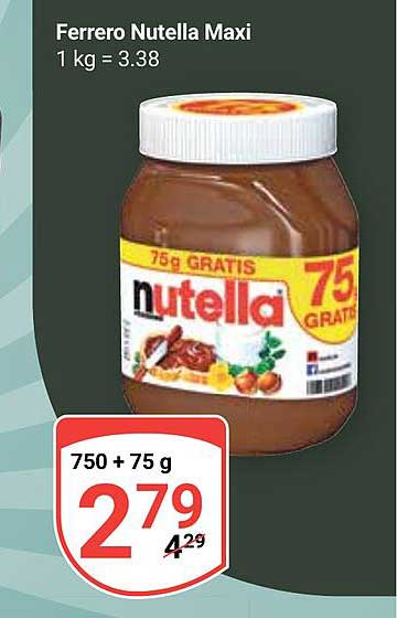 Ferrero Nutella Maxi Angebot Bei Globus 1Prospekte De