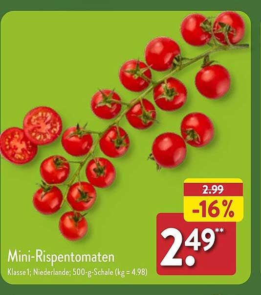 Mini Rispentomaten Angebot Bei Aldi Nord Prospekte De