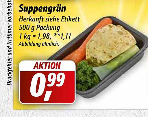 Suppengrün Angebot bei Simmel