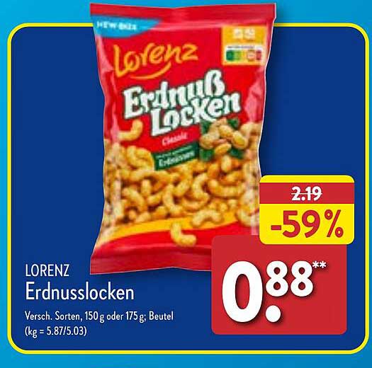 Lorenz Erdnusslocken Angebot Bei Aldi Nord Prospekte De