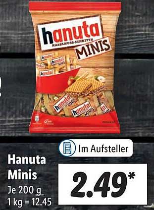 Hanuta Minis Angebot Bei Lidl Prospekte De