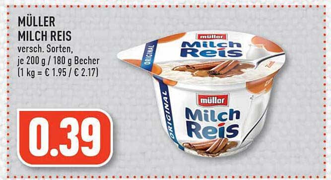 M Ller Milch Reis Angebot Bei Edeka Prospekte De