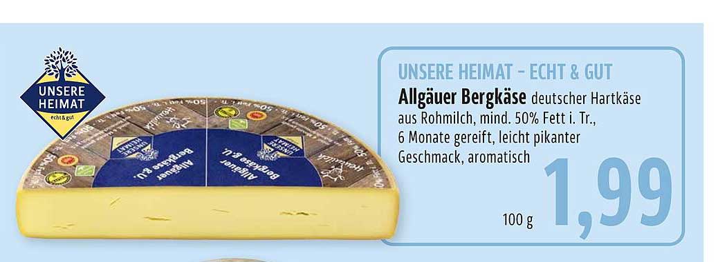 Unsere Heimat Echt Gut Allg Uer Bergk Se Angebot Bei Bungert