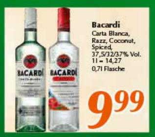 Bacardi Carta Blanca Razz Coconut Spiced Angebot Bei Inkoop